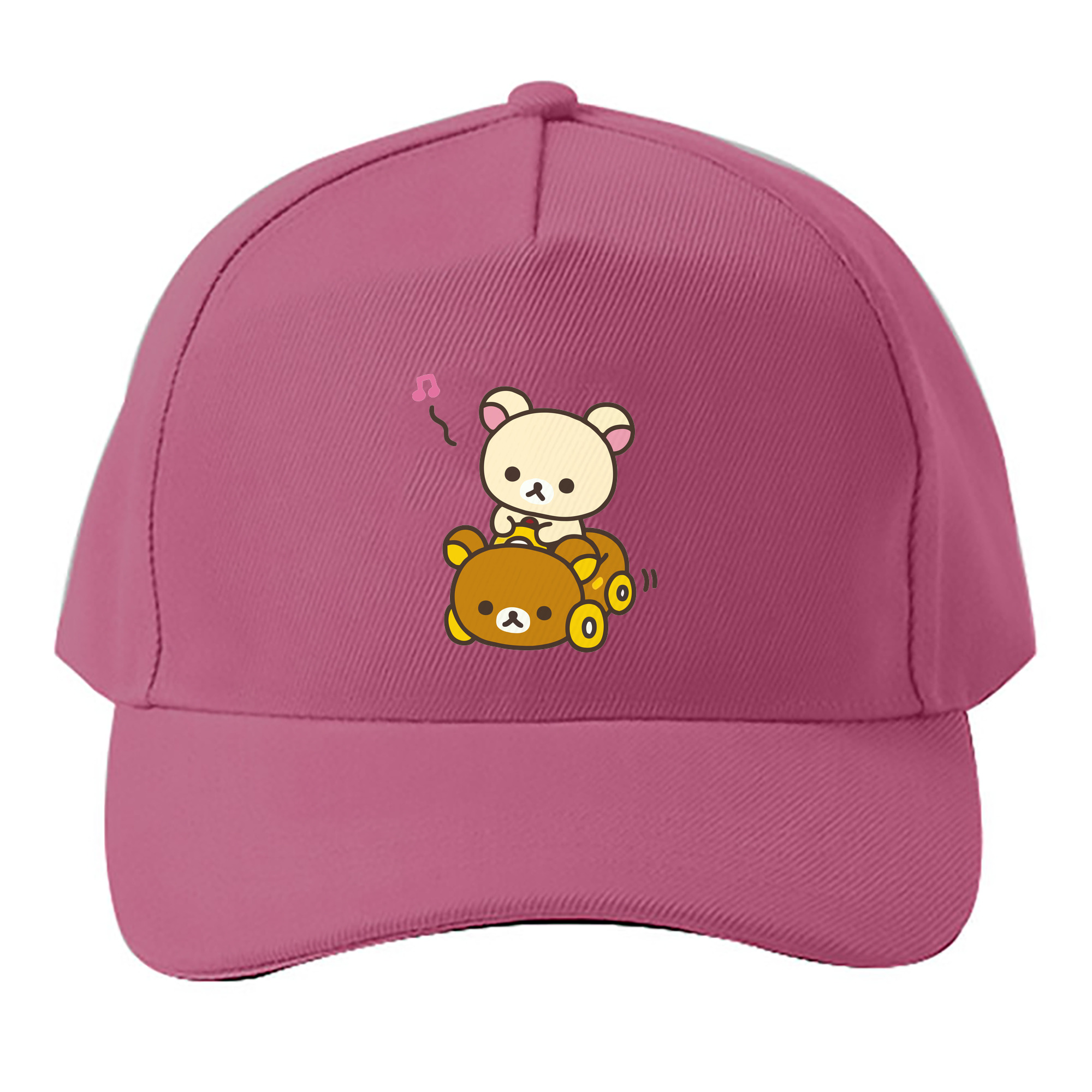 （画像用） リラックマ リラックマ キイロイトリ Rilakkuma Korilakkuma Kiiroitori ベースボールキャップ 綿100％ 男女兼用 帽子 スポーツ